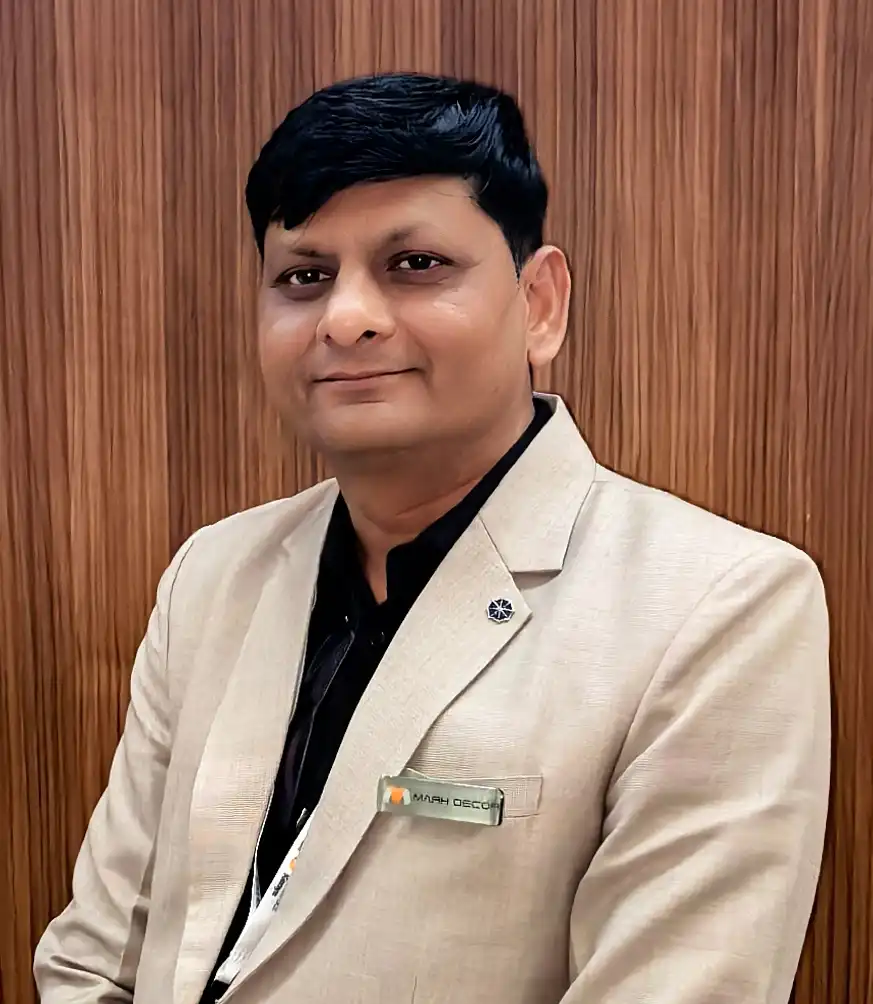 Hitesh Detroja, Founder and CEO of Mark Decor