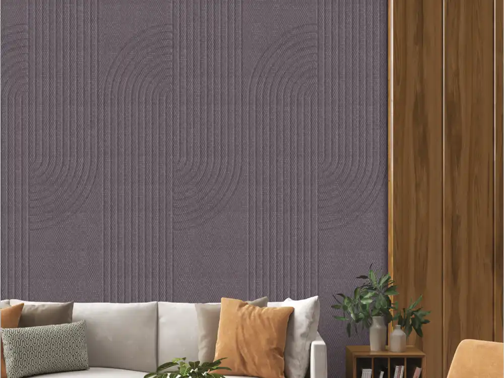 Full-scale wall panel mock-up being reviewed for joints, corners, lighting and finish approval